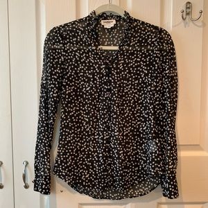 Express XXS Portofino black blouse